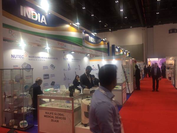 India in Arab Health Event 1