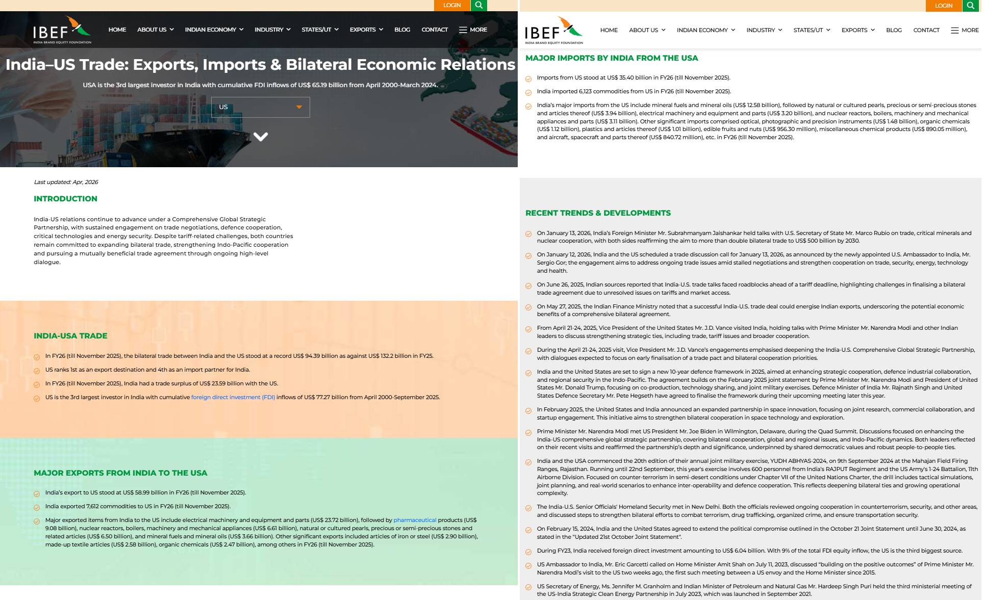 Analysing Bilateral Trade Relationships