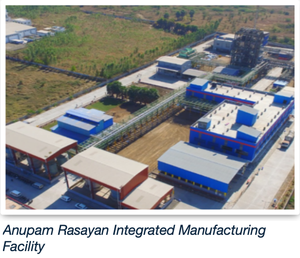 Anupam Rasayan integration manufacturing facility