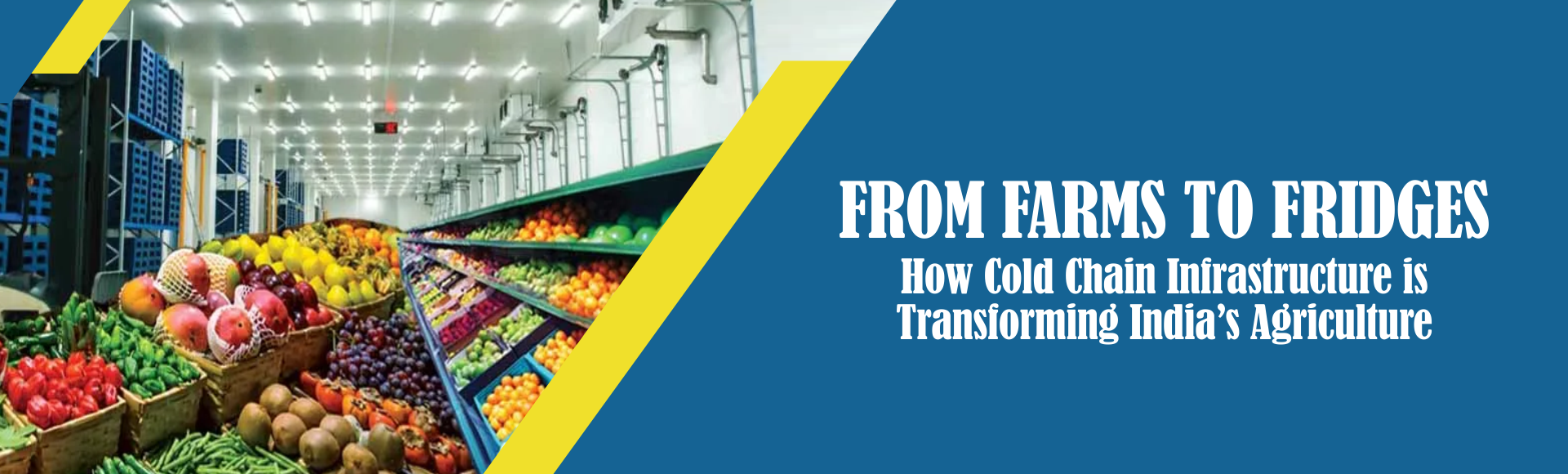 From Farms to Fridges: How Cold Chain Infrastructure is Transforming India’s Agriculture
