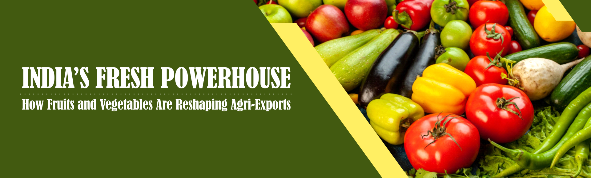India’s Fresh Powerhouse: How Fruits and Vegetables Are Reshaping Agri-Exports