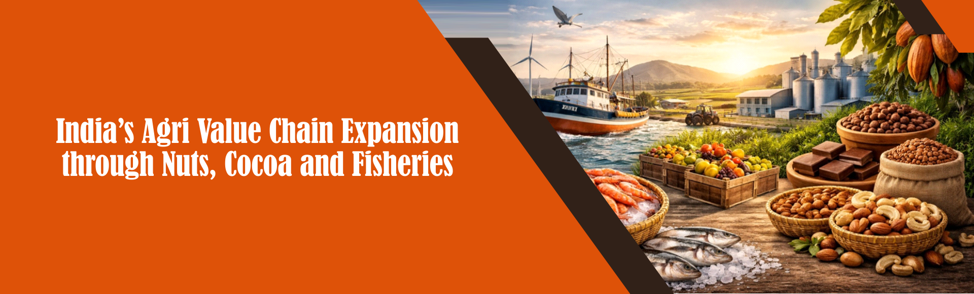 India’s Agri Value Chain Expansion through Nuts, Cocoa and Fisheries