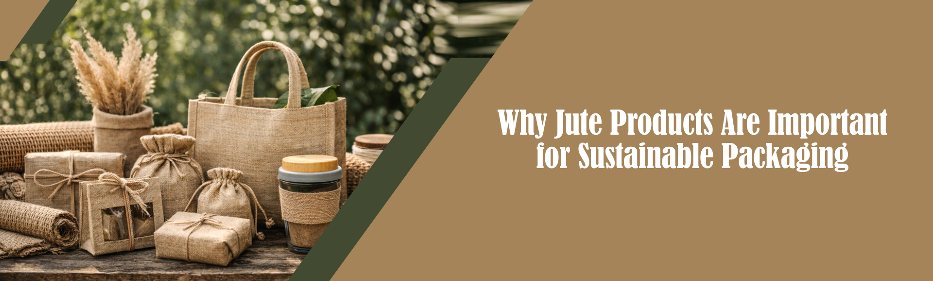 Why Jute Products Are Important for Sustainable Packaging