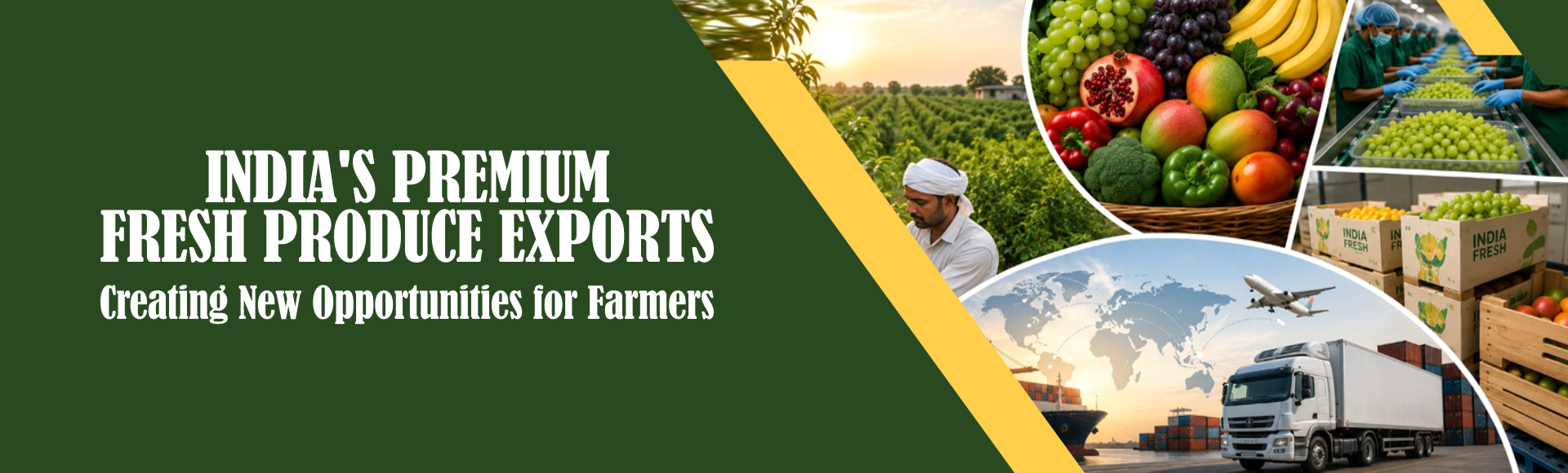 India's Premium Fresh Produce Exports: Creating New Opportunities for Farmers