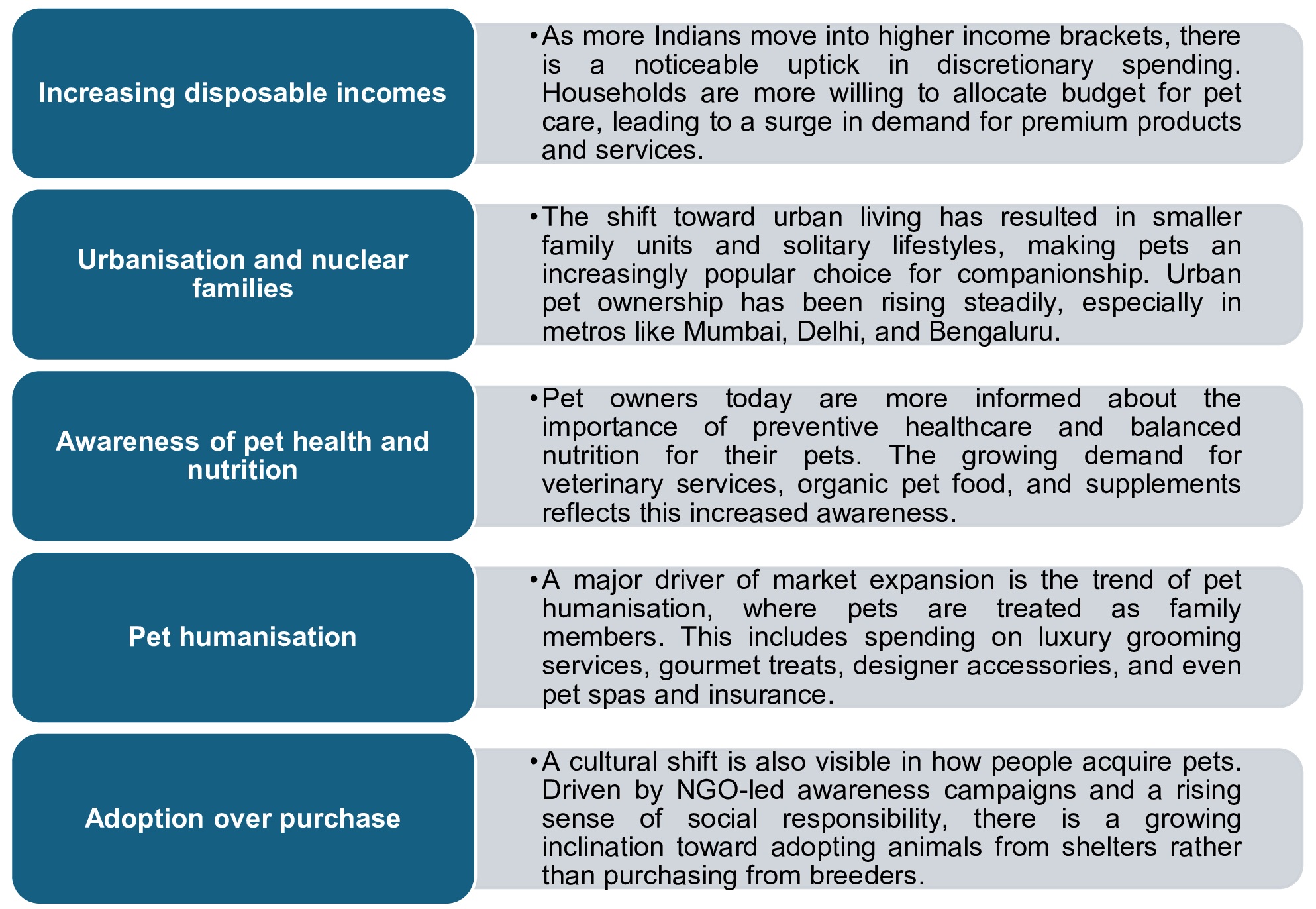Key drivers of growth