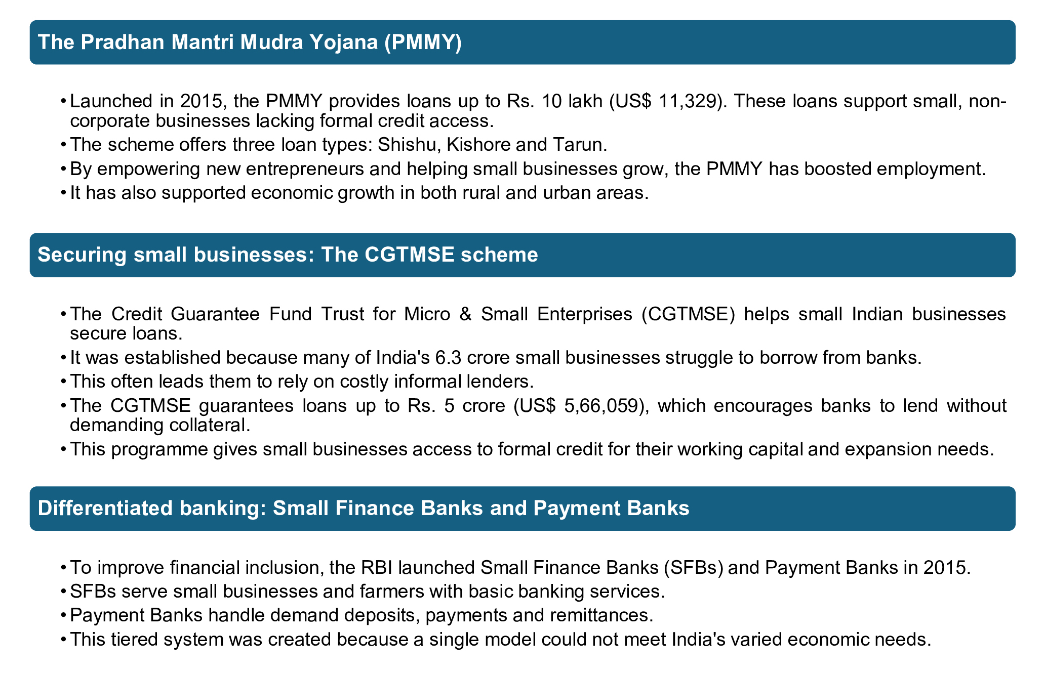 Broadening access to credit for MSMEs and underserved sectors
