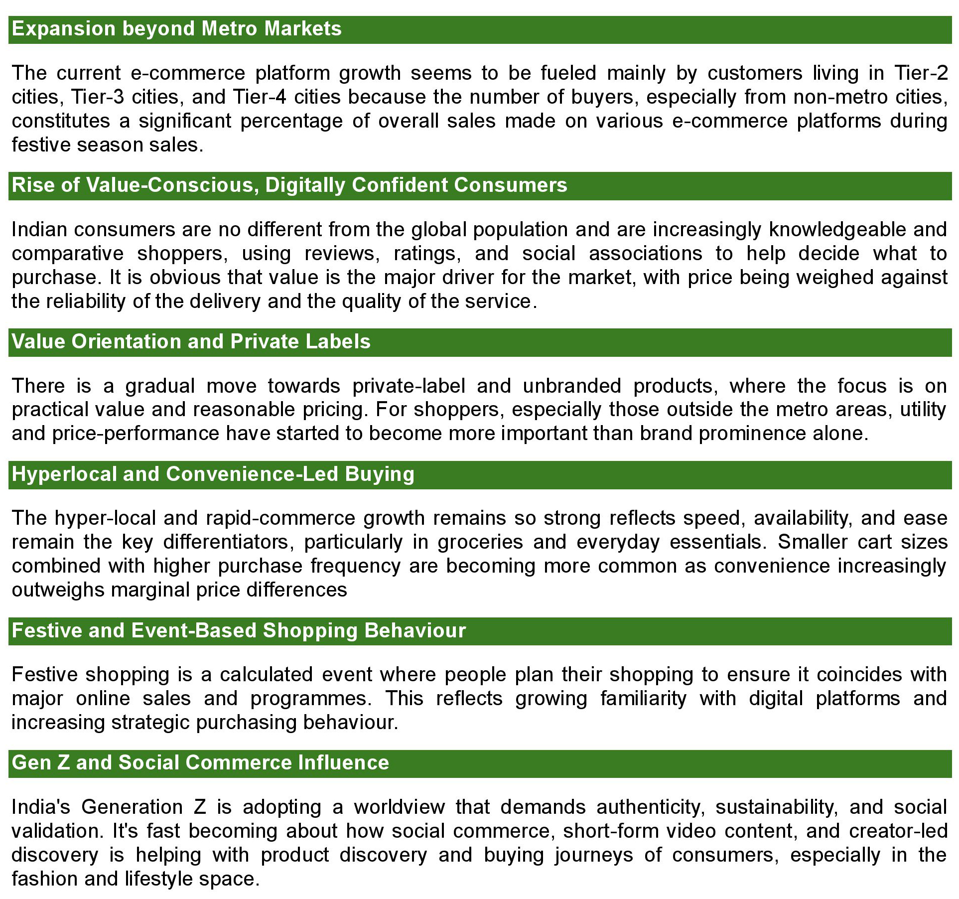 Key Consumer-Driven Trends Reshaping E-commerce