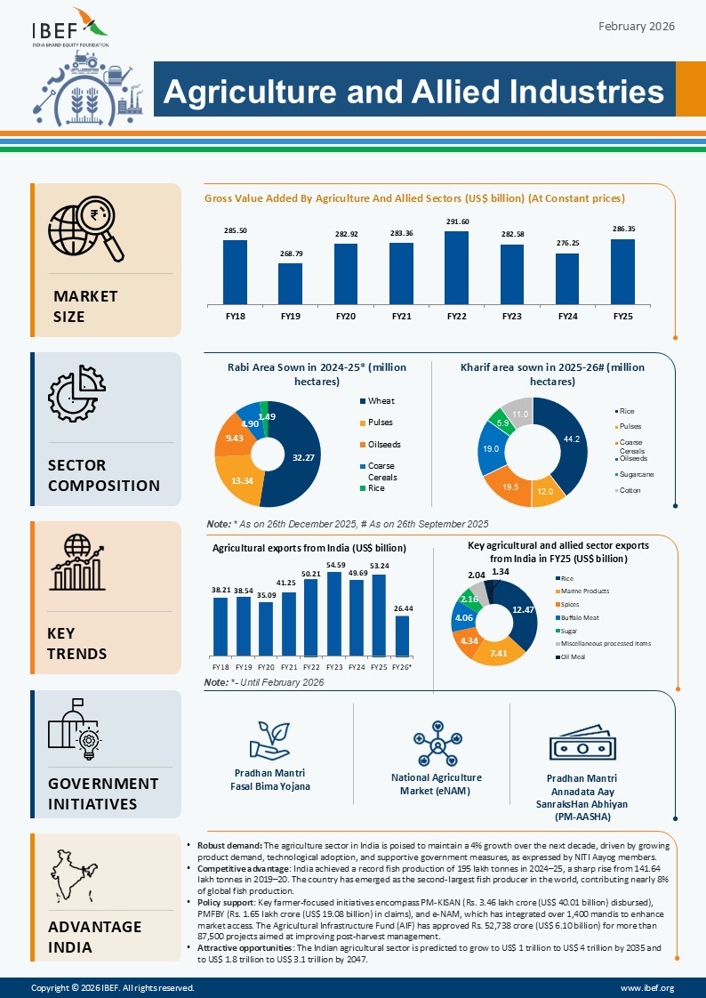 Agriculture Infographic February 2026