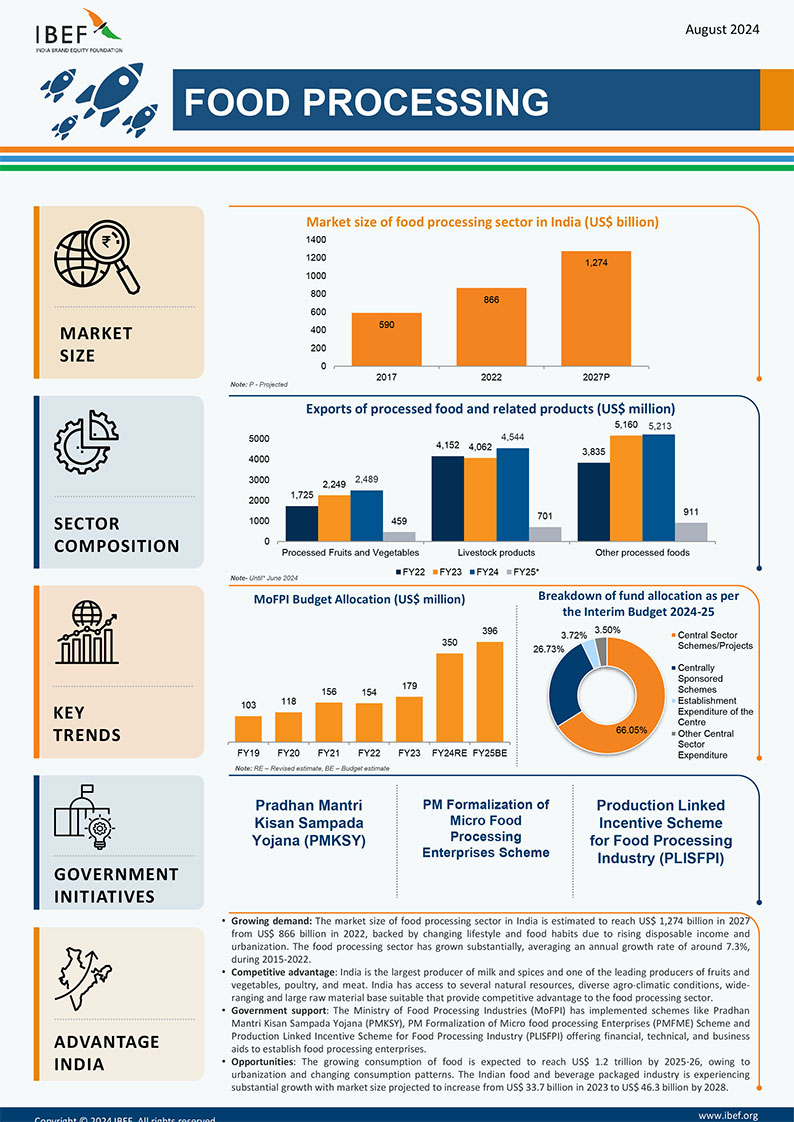 Food Processing - Infographic